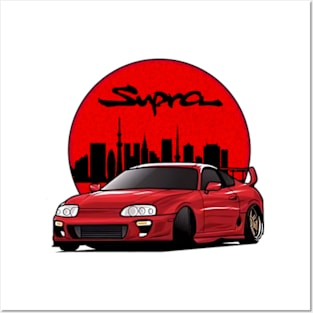 Toyota Supra MK4 Posters and Art